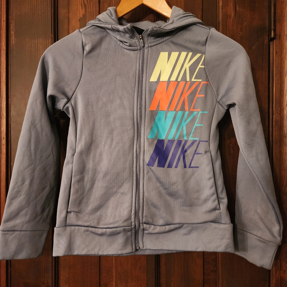 Nike Yourh Girls Small Zip Up Jacket